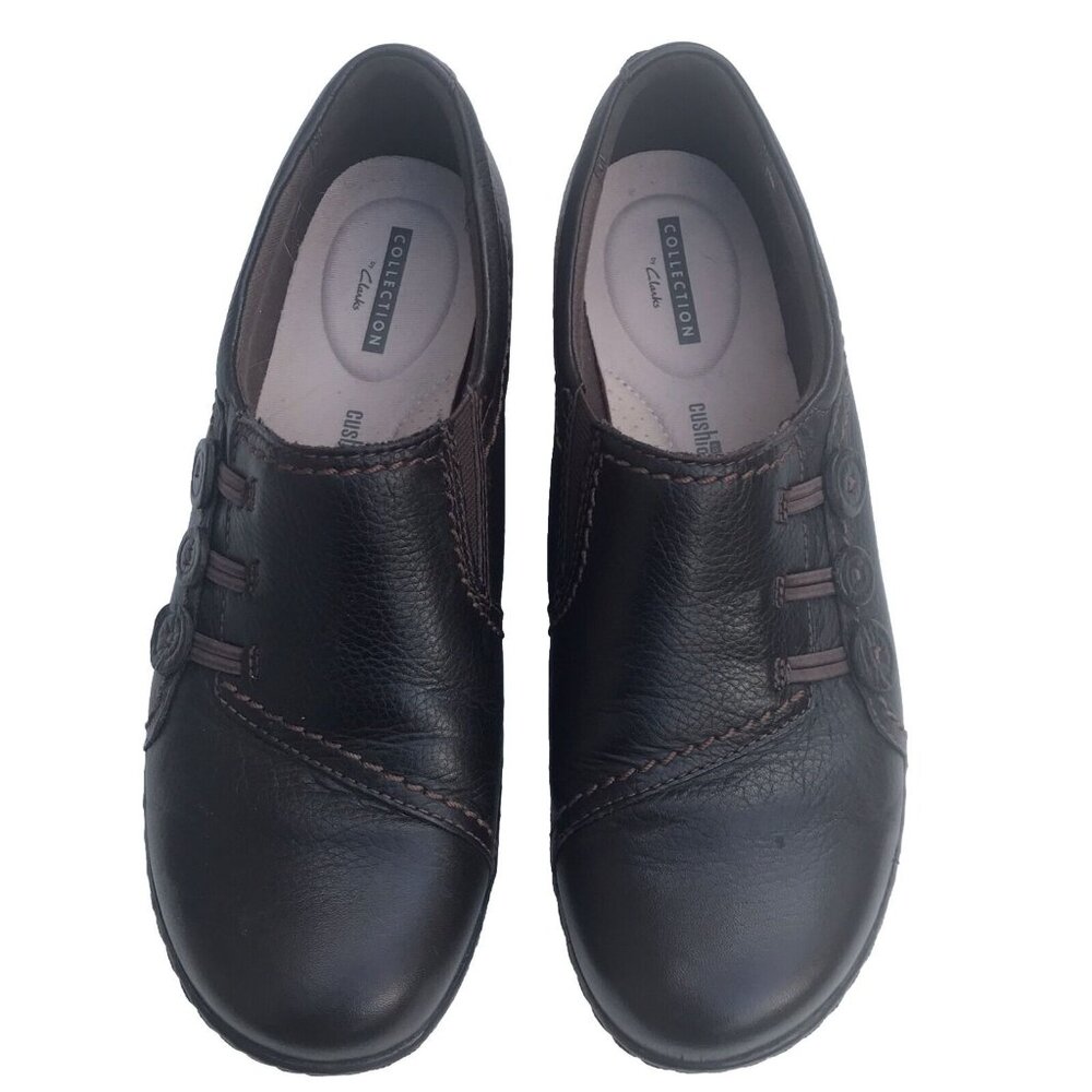 Collection by Clarks Ultimate Comfort  Brown Leather Slip on Shoes Size 6.5